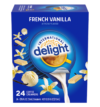 French Vanilla Coffee Creamer Singles 24 pack