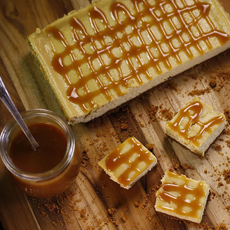 Caramel Macchiato Cheesecake Bars Recipe