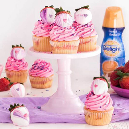 Strawberry Sweetheart Cupcakes Recipe